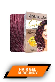 Streax Hair Gel Burgundy 3.16